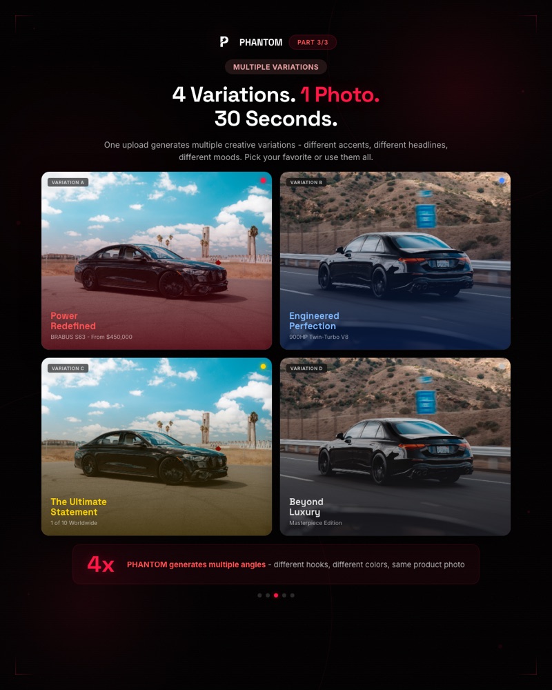 4 variations